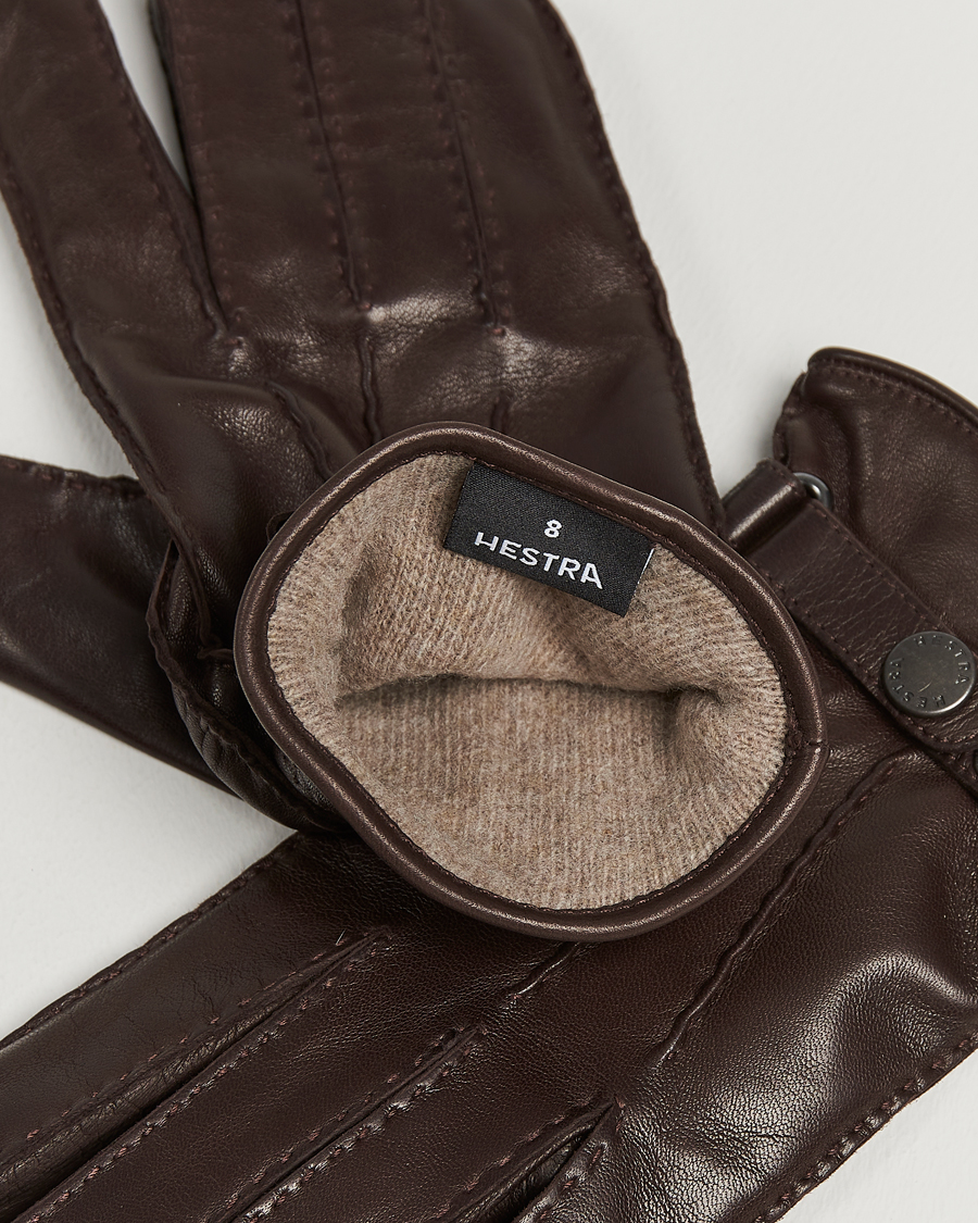 Herr | Business & Beyond | Hestra | Jake Wool Lined Buckle Glove Espresso