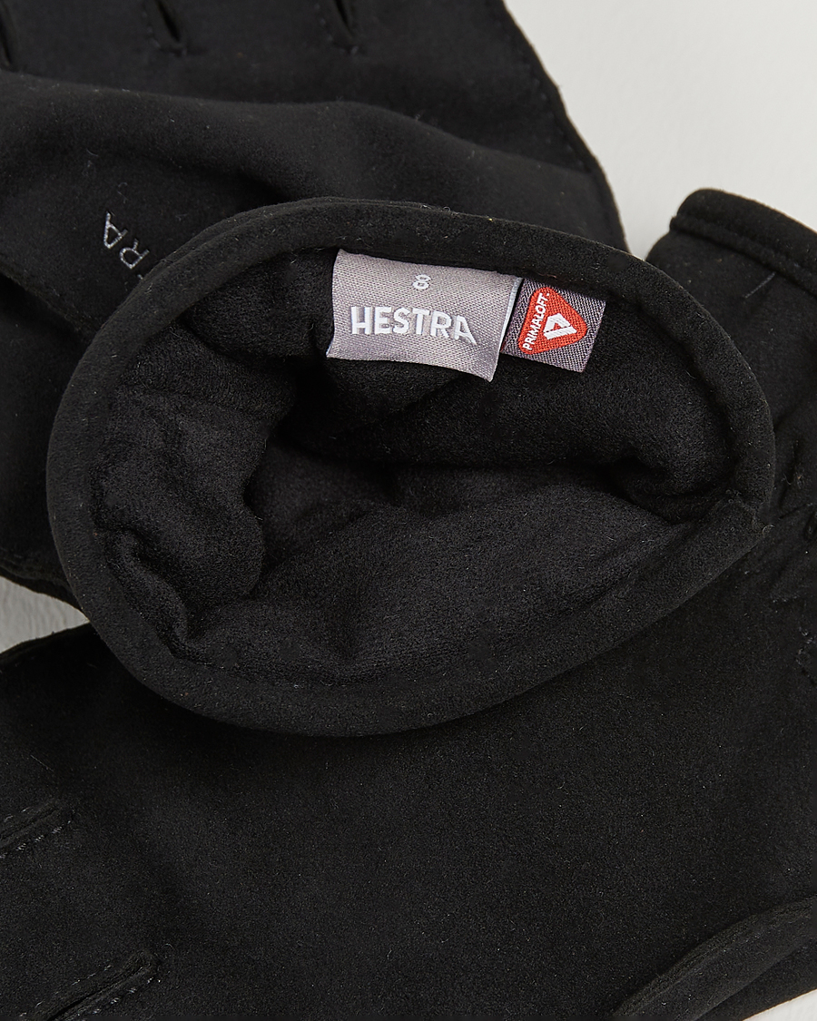 Herr |  | Hestra | Viljar Vegan Nubuck Glove Black