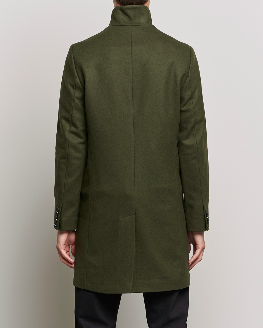 Herr | Jackor | J.Lindeberg | Holger 2.0 Melton Coat Forest Green
