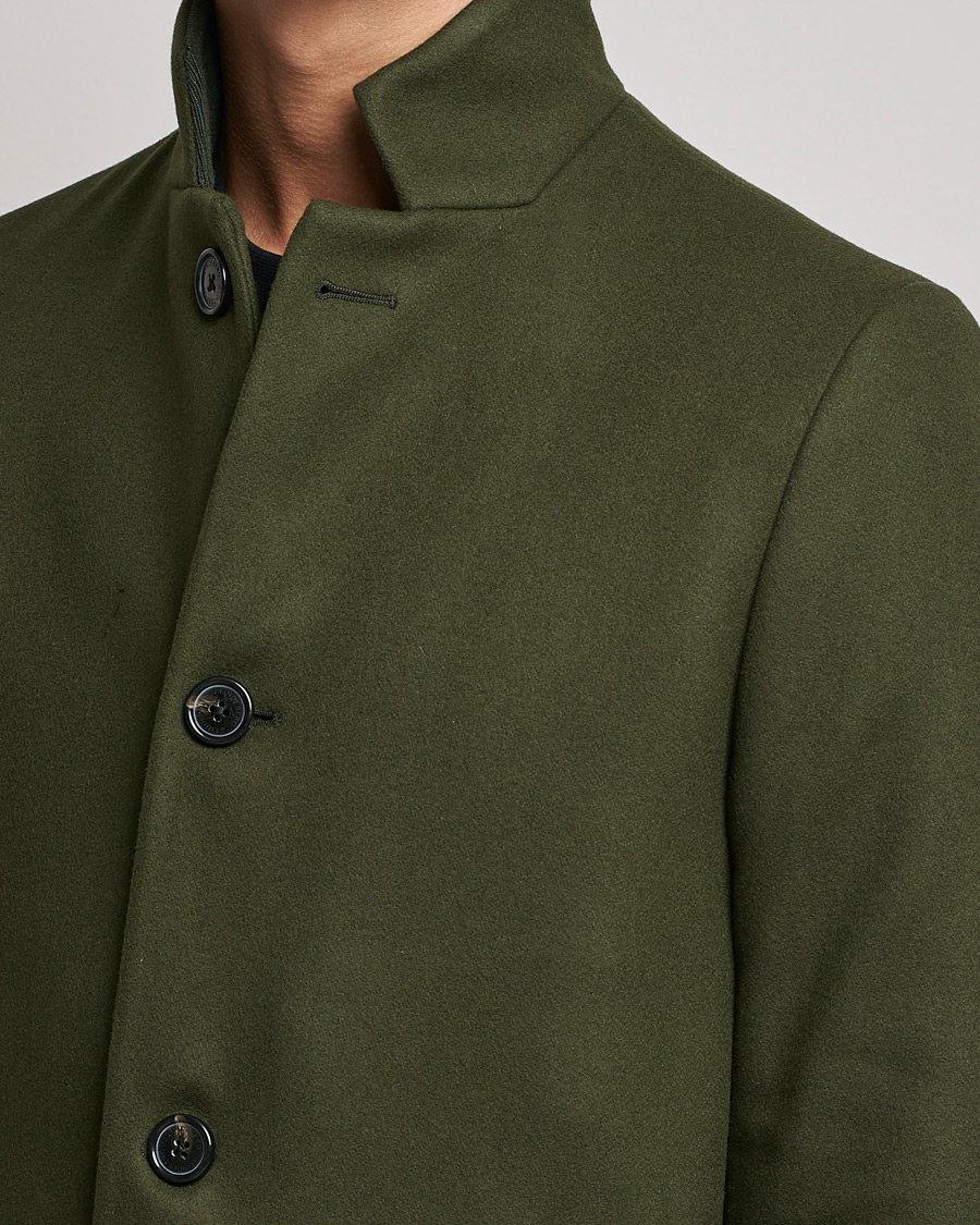 Herr | Jackor | J.Lindeberg | Holger 2.0 Melton Coat Forest Green