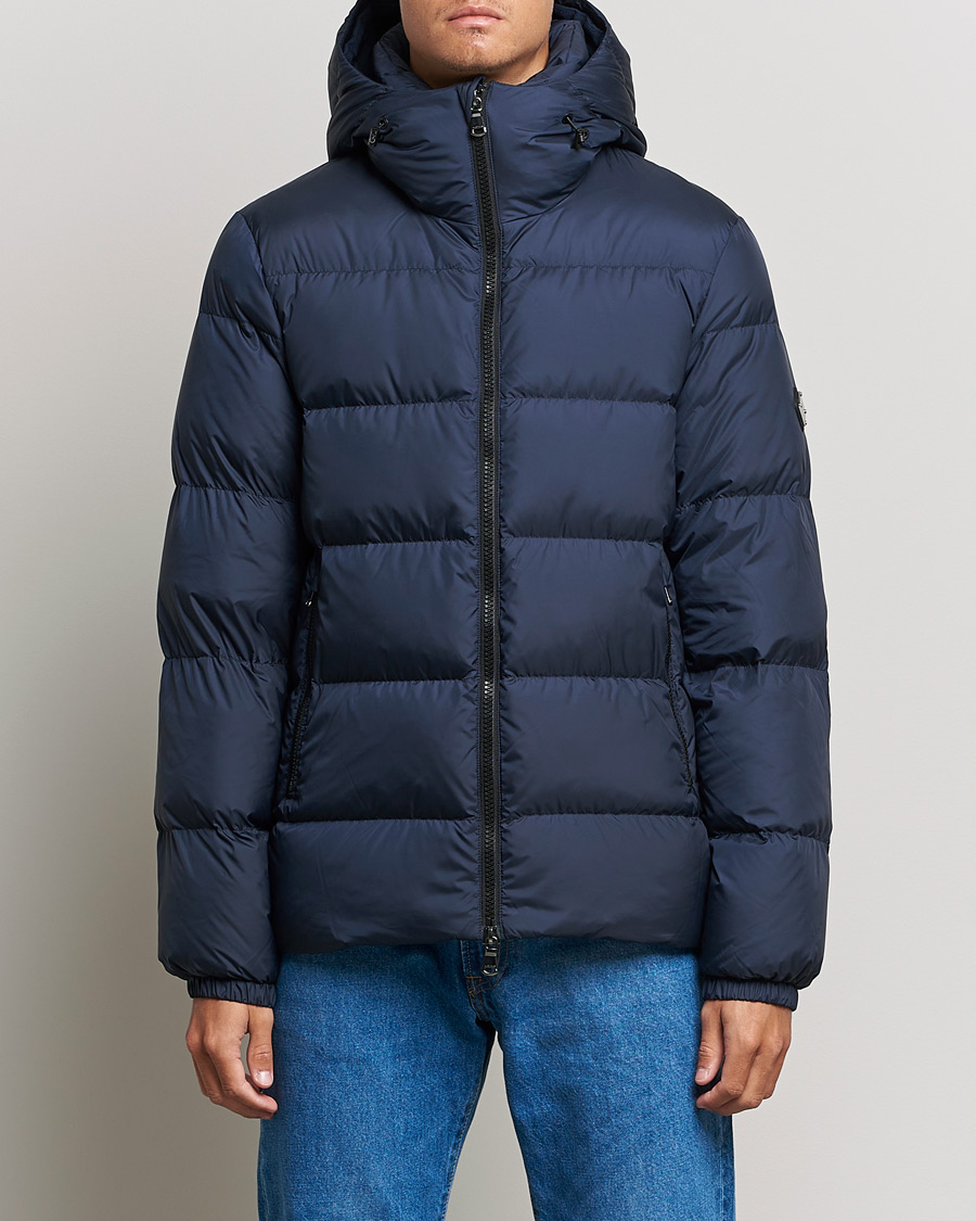 Herr | Jackor | J.Lindeberg | Barrel Down Jacket Navy