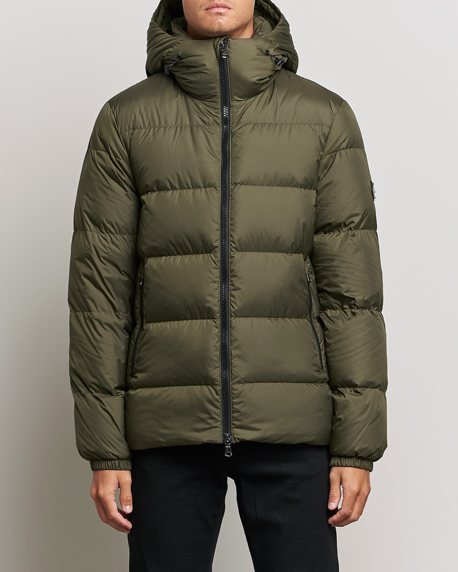 Herr | Jackor | J.Lindeberg | Barrel Down Jacket Forest Green