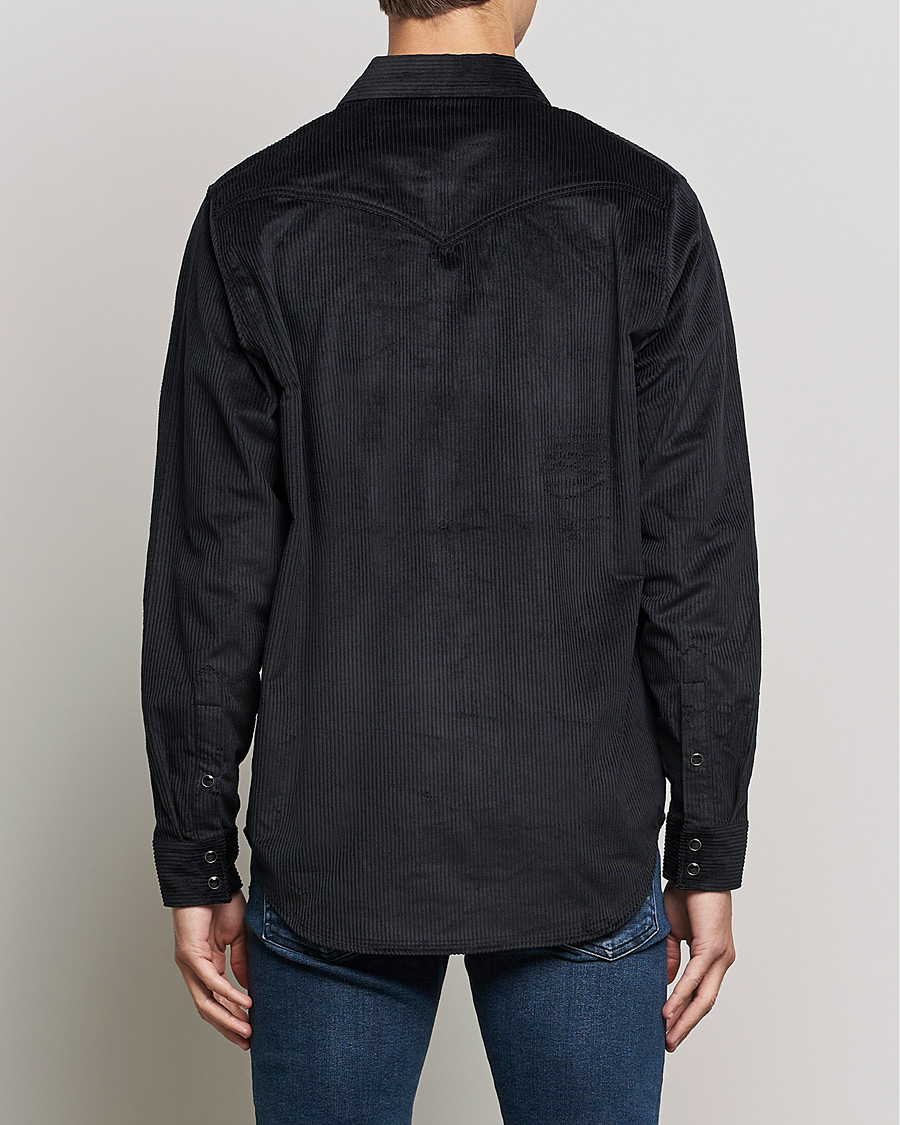 Herr | Skjortor | J.Lindeberg | Tarp Cord Western Overshirt Black