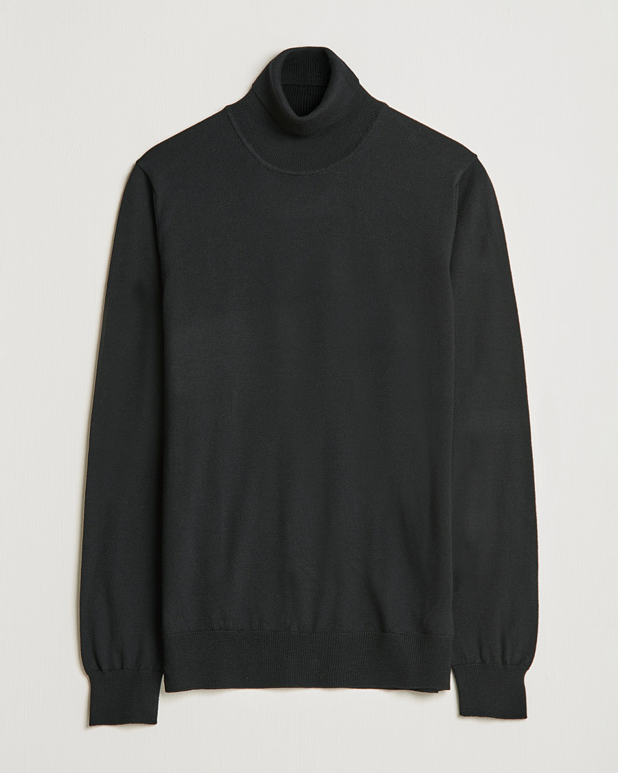 Herr | Tröjor | J.Lindeberg | Lyd True Merino Polo Black