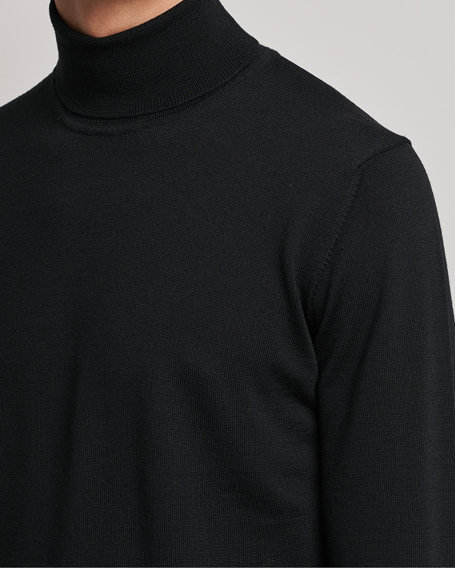 Herr | Tröjor | J.Lindeberg | Lyd True Merino Polo Black