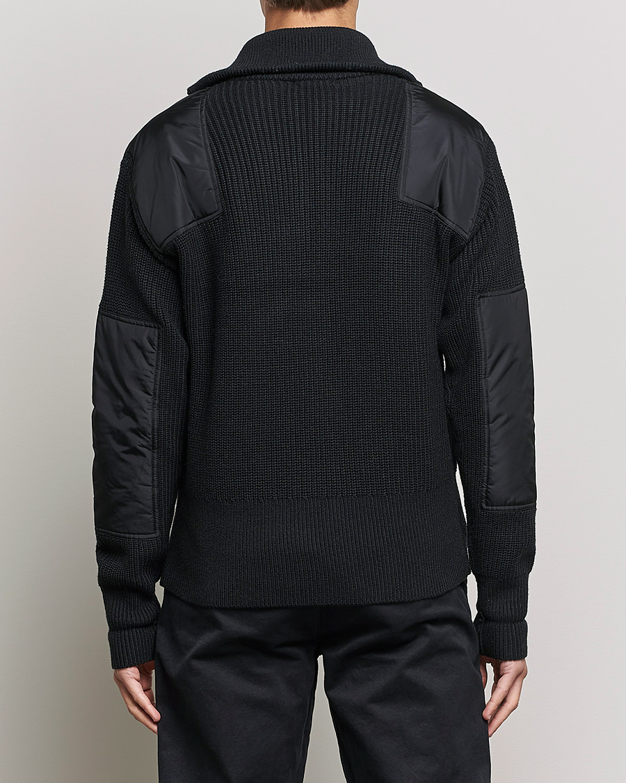 Herr | Tröjor | J.Lindeberg | Ethan Chunky Half Zip Black