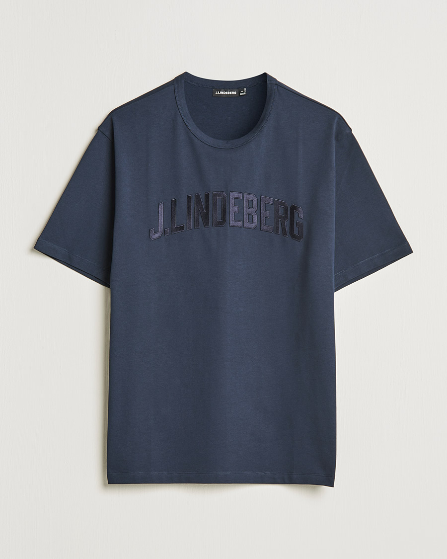 Herr |  | J.Lindeberg | Camilo Logo T-Shirt Navy