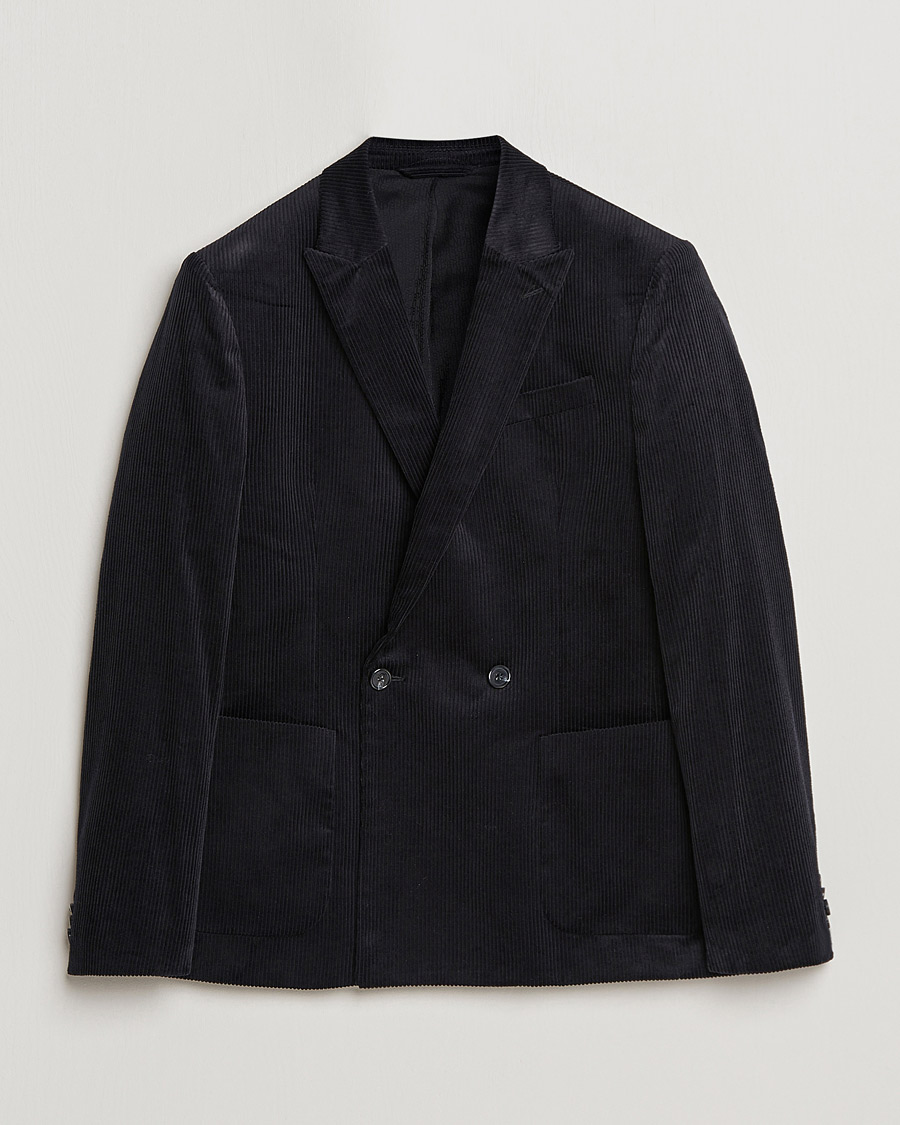 Herr | Kavajer | J.Lindeberg | Dries Corduroy Blazer Black