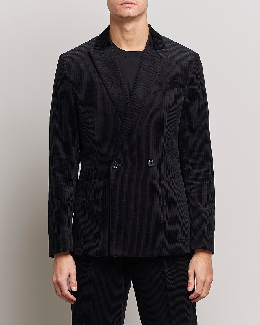Herr | Kavajer | J.Lindeberg | Dries Corduroy Blazer Black