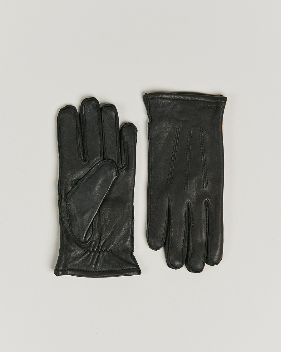 Herr | J.Lindeberg Milo Leather Glove Black | J.Lindeberg | Milo Leather Glove Black