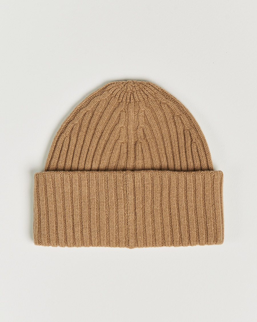 Herr | J.Lindeberg Jive Wool Beanie Tiger Brown | J.Lindeberg | Jive Wool Beanie Tiger Brown