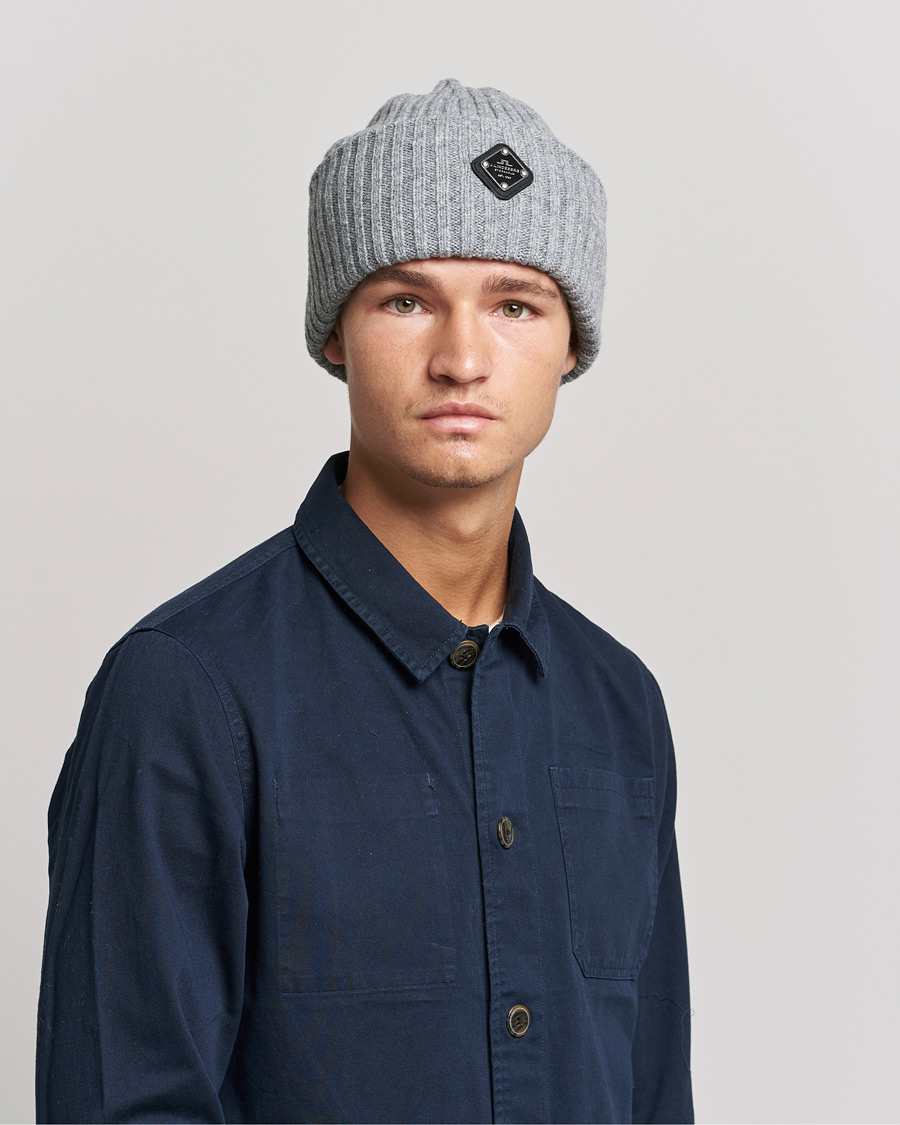Herr | J.Lindeberg Jive Wool Beanie Grey Melange | J.Lindeberg | Jive Wool Beanie Grey Melange
