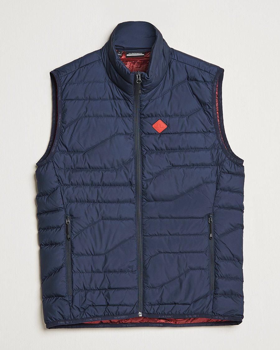Herr | Jackor | J.Lindeberg | Cliff Light Down Vest Navy