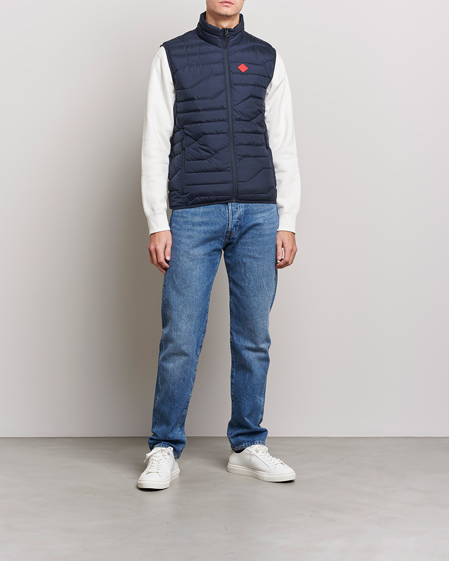 Herr | Jackor | J.Lindeberg | Cliff Light Down Vest Navy
