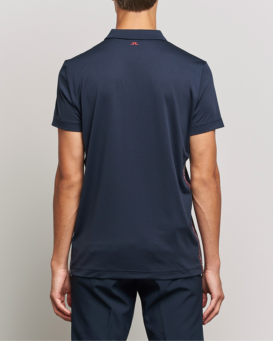 Herr | Pikéer | J.Lindeberg | Diamond Regular Fit Polo Navy
