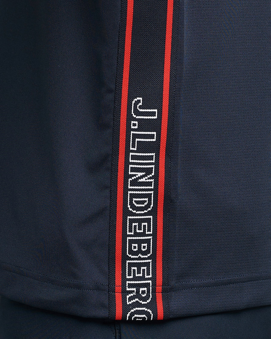 Herr | Pikéer | J.Lindeberg | Diamond Regular Fit Polo Navy