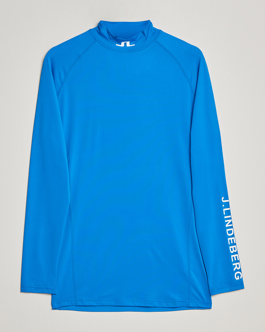 Herr | T-Shirts | J.Lindeberg | Aello Soft Compression T-Shirt Directoire Blue