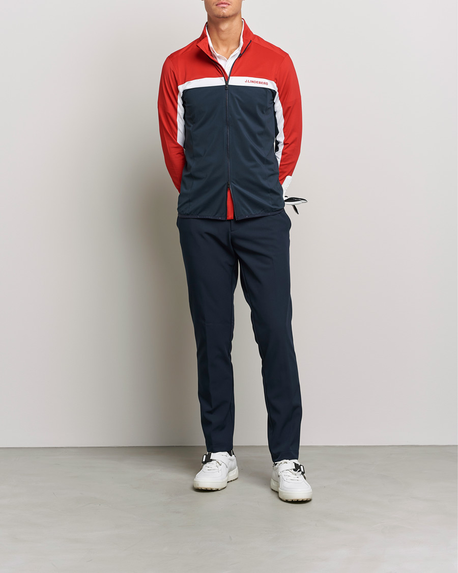 Herr | Byxor | J.Lindeberg | Ellot Bonded Fleece Pants Navy