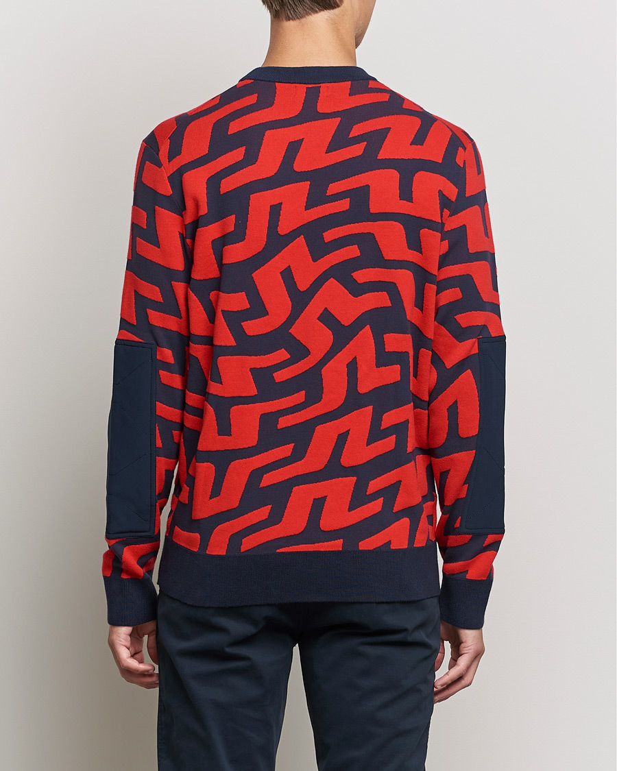 Herr | Tröjor | J.Lindeberg | Swirl Knitted Sweater Bridge Swirl