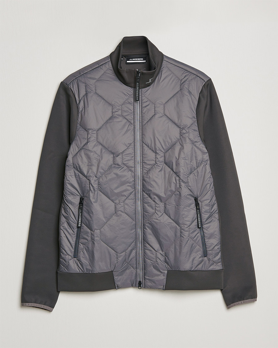 Herr | Jackor | J.Lindeberg | Quilted Hybrid Jacket Gargoyle