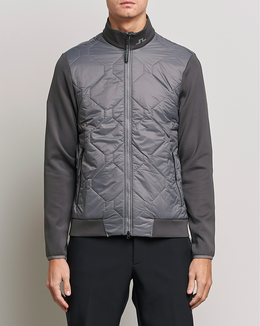 Herr | Jackor | J.Lindeberg | Quilted Hybrid Jacket Gargoyle