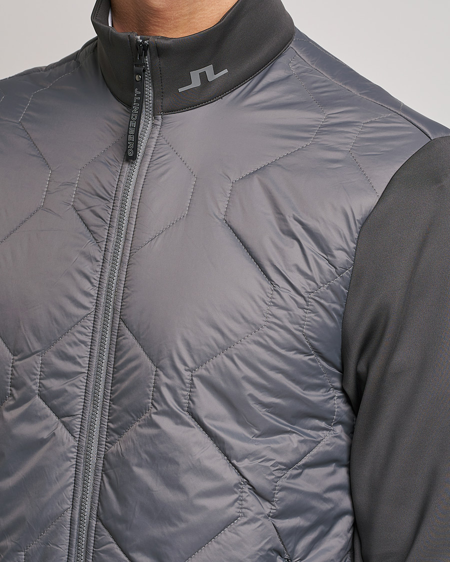 Herr | Jackor | J.Lindeberg | Quilted Hybrid Jacket Gargoyle