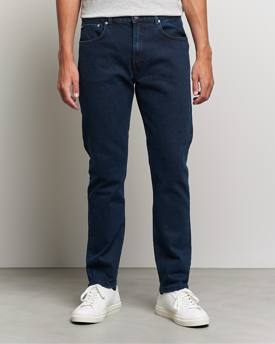 Herr | Tapered fit | Jeanerica | TM005 Tapered Jeans Blue Black