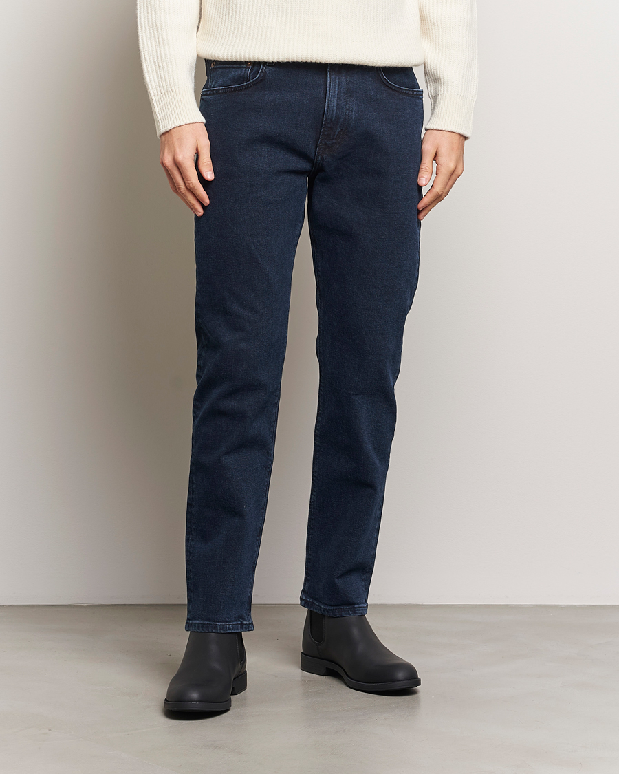 Herr | Byxor | Jeanerica | TM005 Tapered Jeans Blue Black