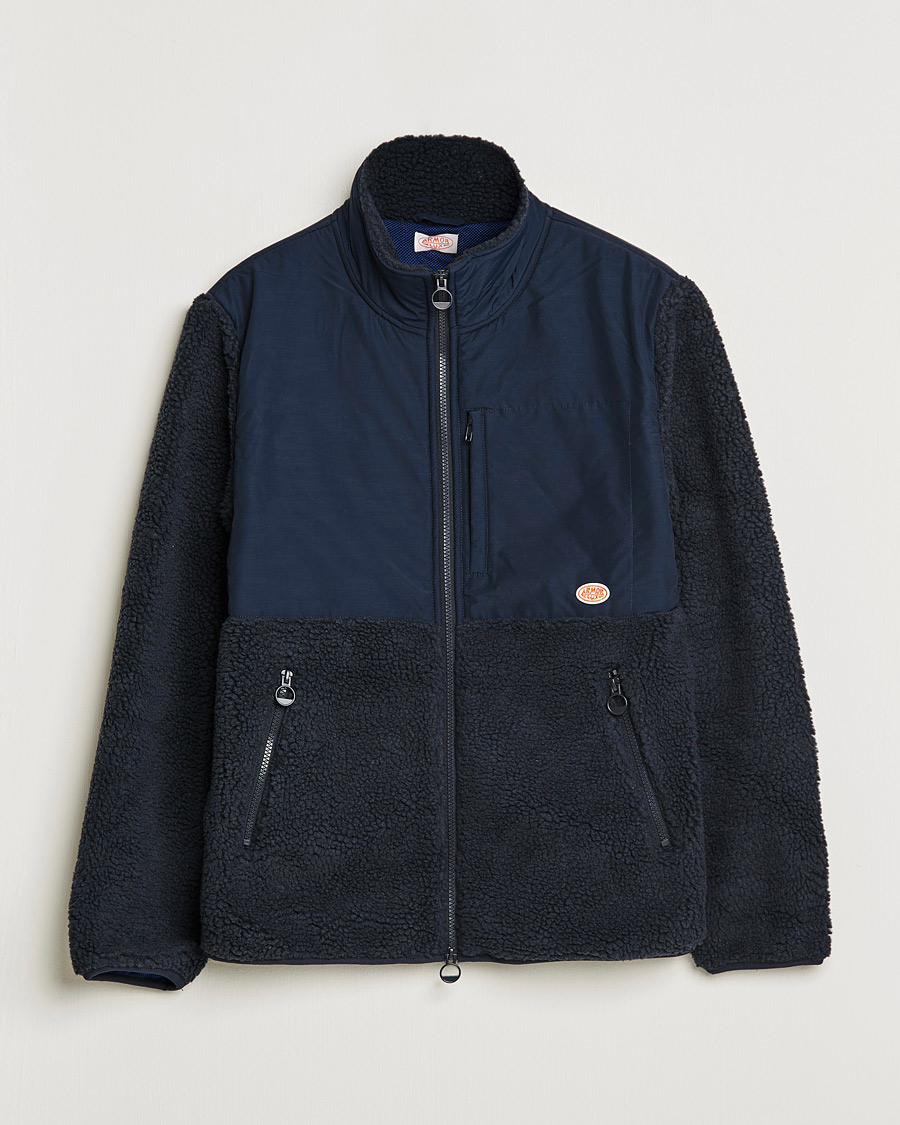 Herr | Tröjor | Armor-lux | Sherpa Fleece Jacket Navy