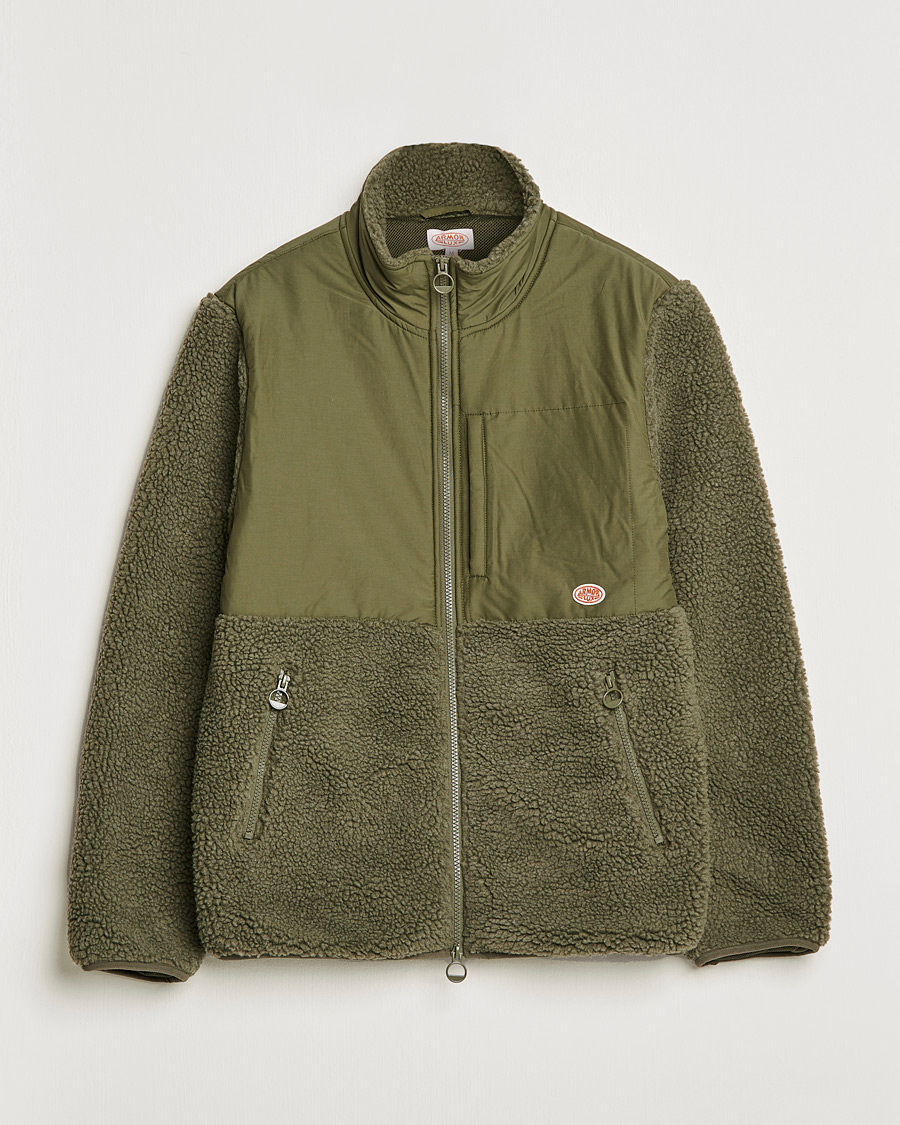 Herr | Tröjor | Armor-lux | Sherpa Fleece Jacket Miltary