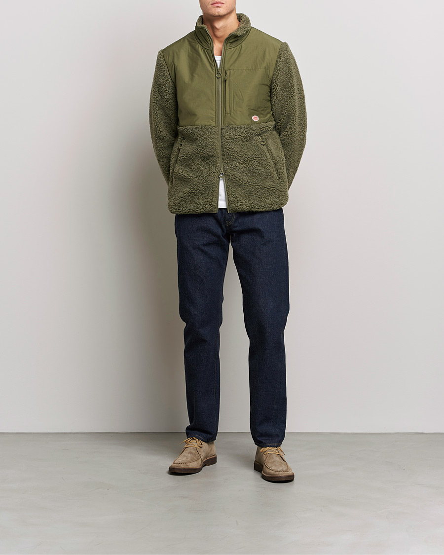Herr | Tröjor | Armor-lux | Sherpa Fleece Jacket Miltary