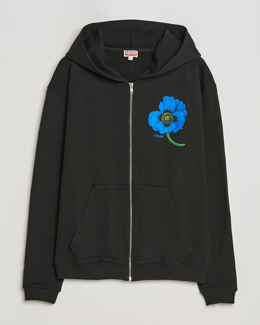 Herr | Tröjor | KENZO | Graphic Classic Zip Hoodie Black