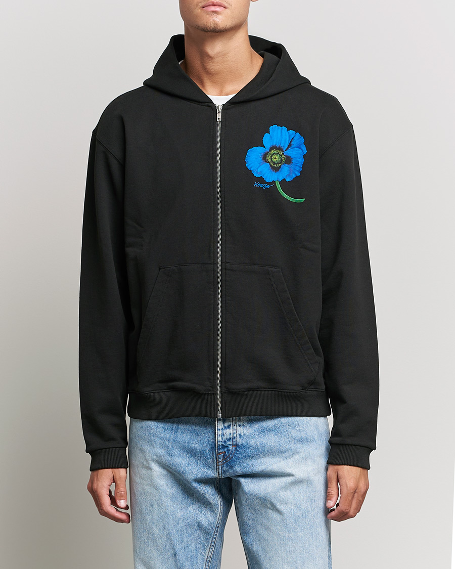 Herr | Tröjor | KENZO | Graphic Classic Zip Hoodie Black