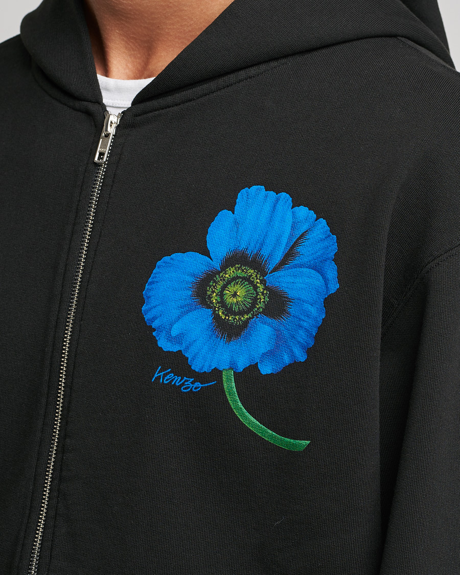 Herr | Tröjor | KENZO | Graphic Classic Zip Hoodie Black