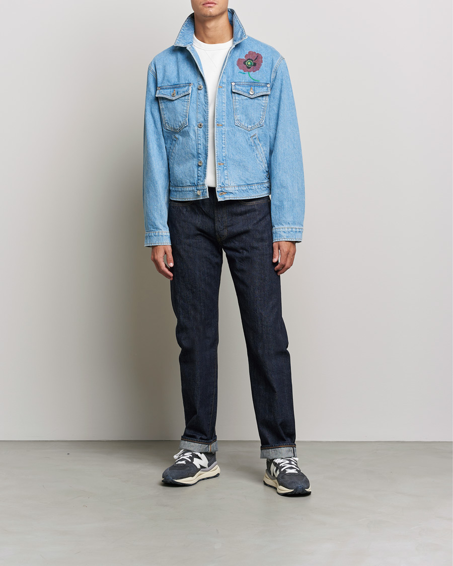 Herr | Jeansjackor | KENZO | Trucker Denim Jacket Sky Blue