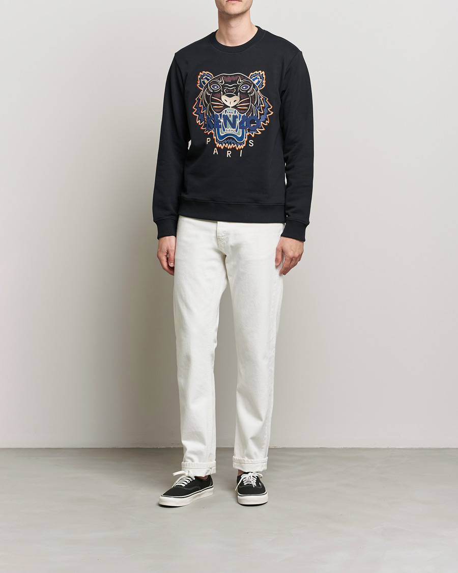 Herr | Tröjor | KENZO | Icon Tiger Sweatshirt Black