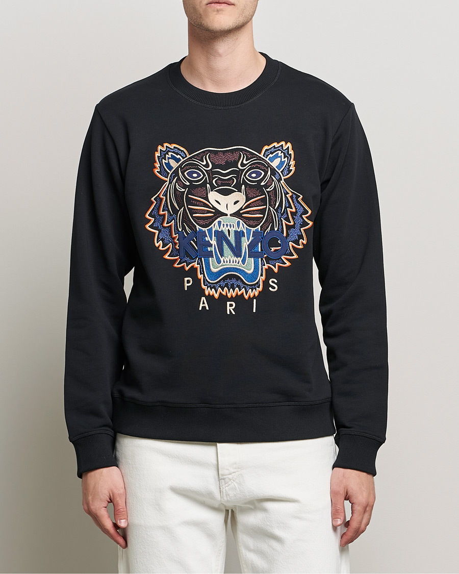 Herr | Tröjor | KENZO | Icon Tiger Sweatshirt Black
