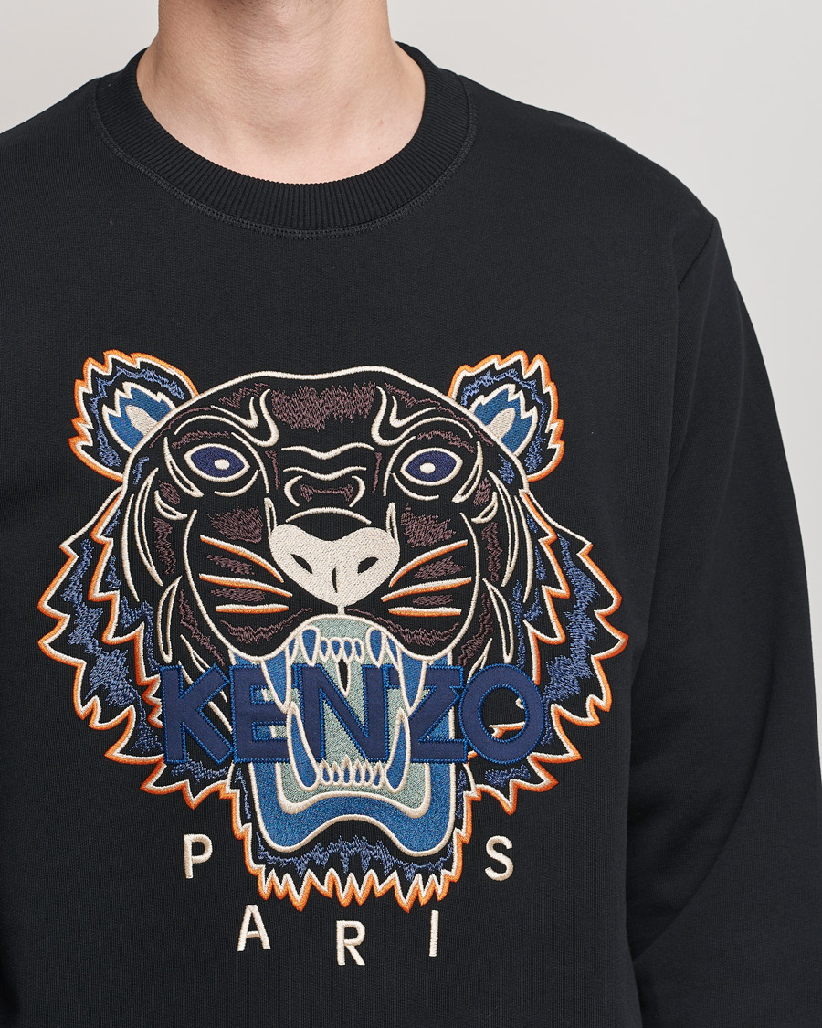 Herr | Tröjor | KENZO | Icon Tiger Sweatshirt Black