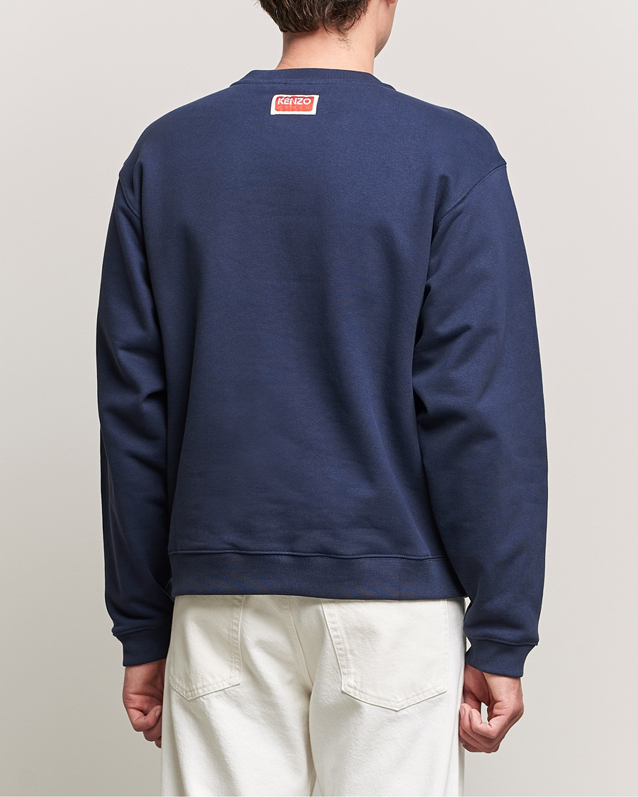 Herr | Tröjor | KENZO | Logo Classic Sweatshirt Midnight Blue