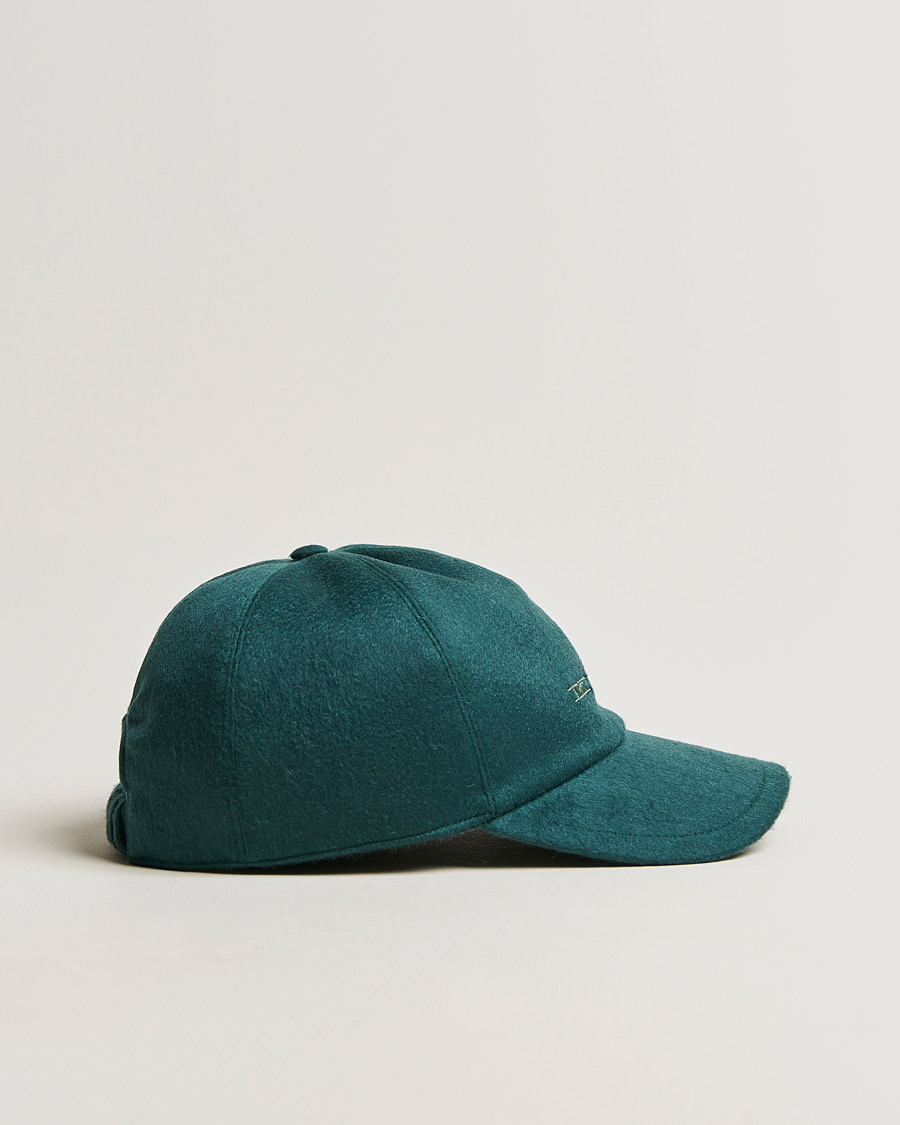 Herr | Kiton Cashmere Baseball Cap Dark Green | Kiton | Cashmere Baseball Cap Dark Green