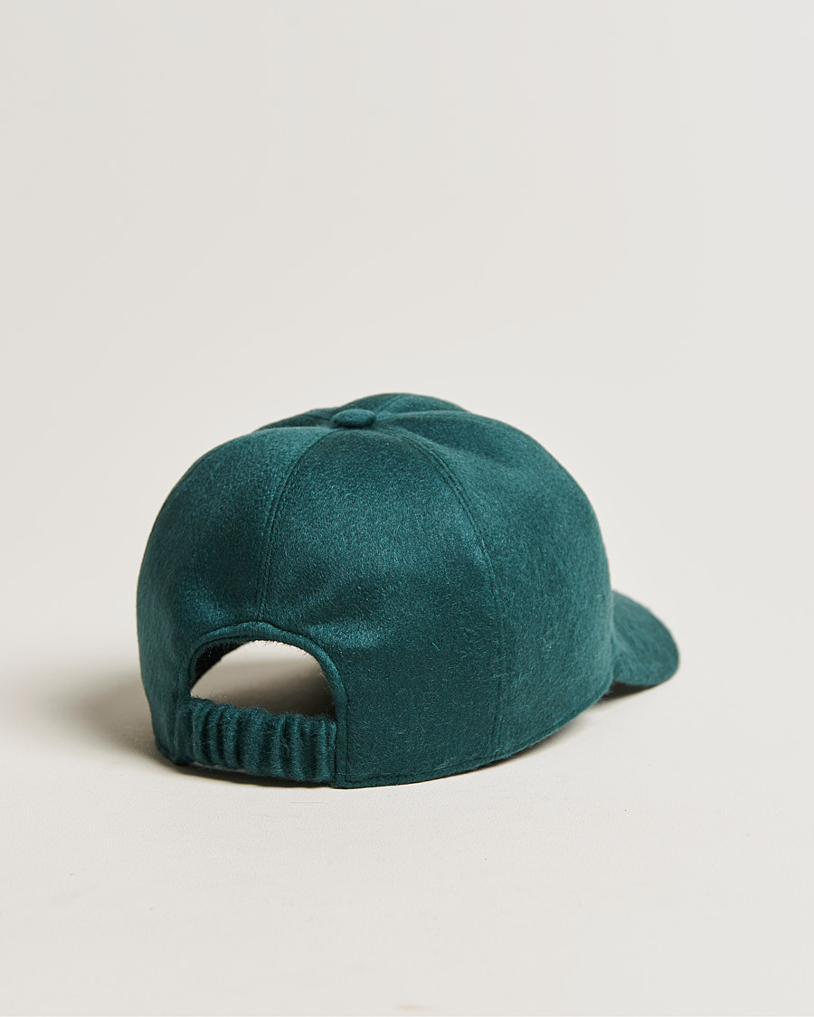 Herr | Kiton Cashmere Baseball Cap Dark Green | Kiton | Cashmere Baseball Cap Dark Green