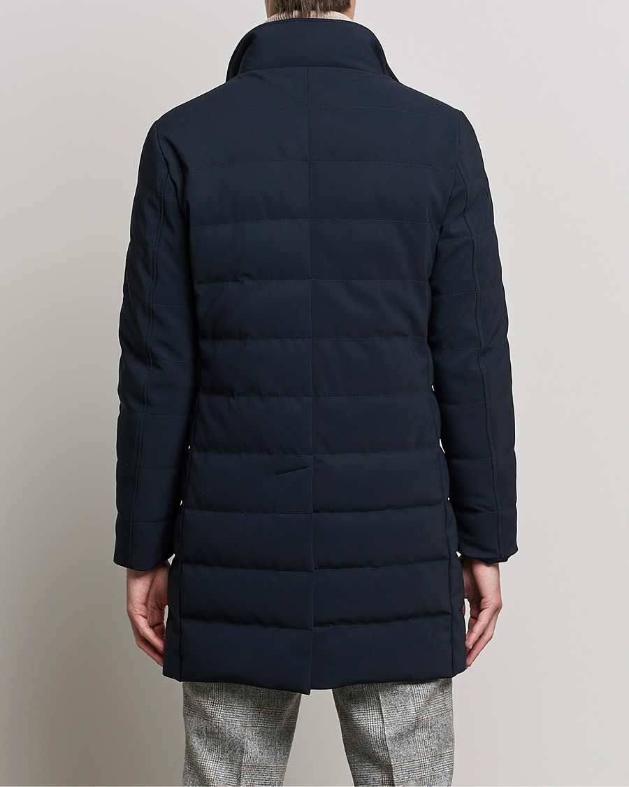 Herr | Jackor | Kiton | Technical Down Coat Navy