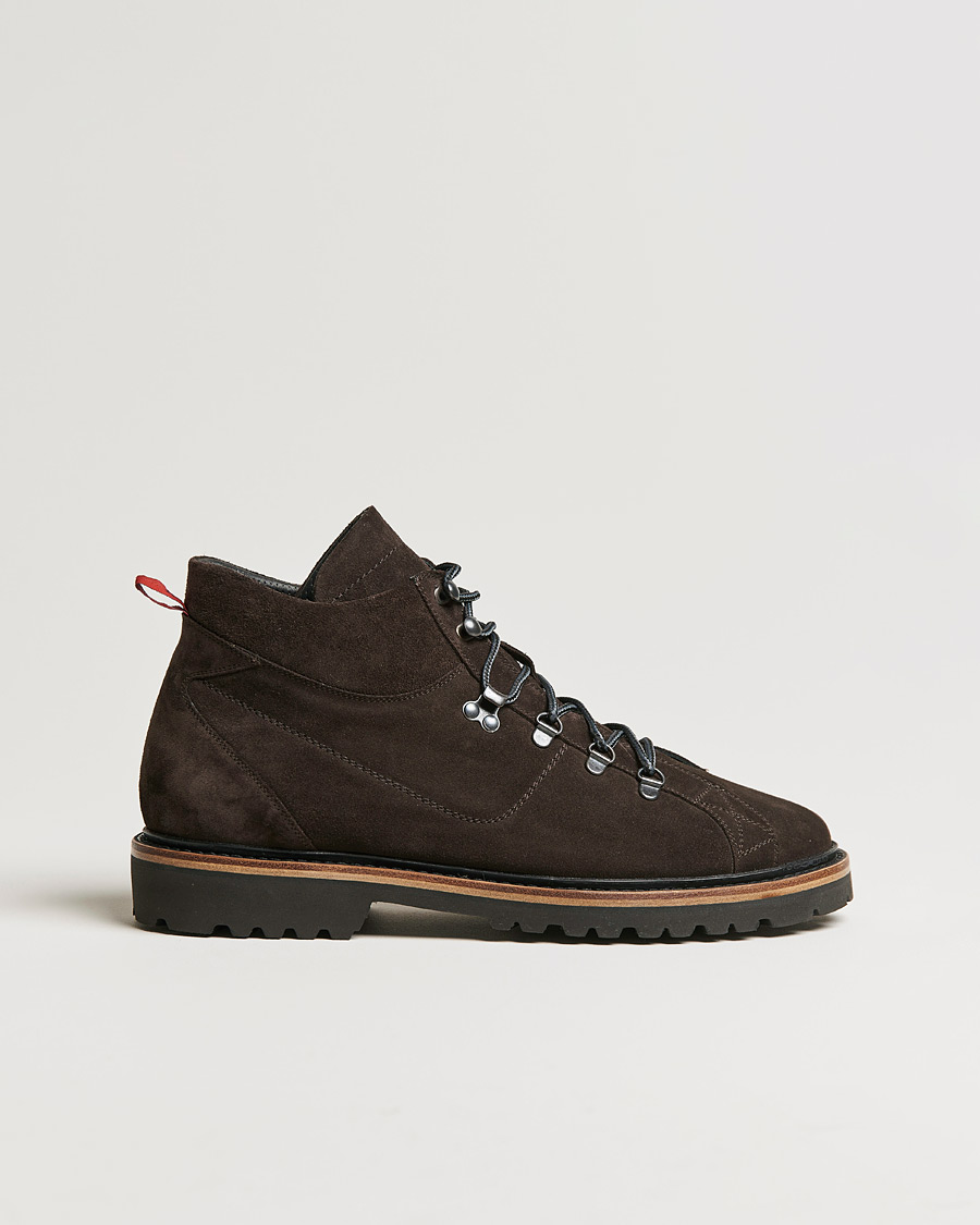 Herr | Kiton St Moritz Winter Boots Dark Brown Suede | Kiton | St Moritz Winter Boots Dark Brown Suede