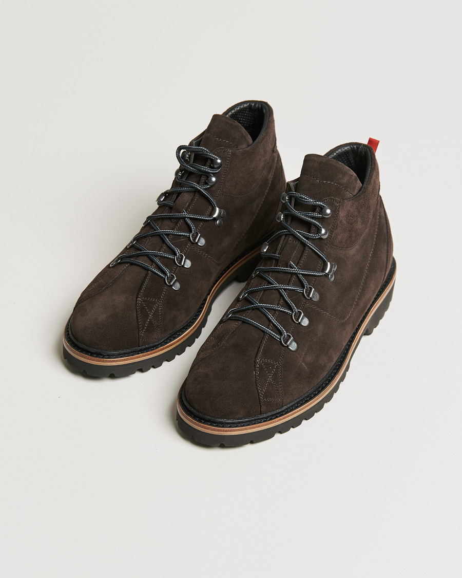 Herr | Kiton St Moritz Winter Boots Dark Brown Suede | Kiton | St Moritz Winter Boots Dark Brown Suede