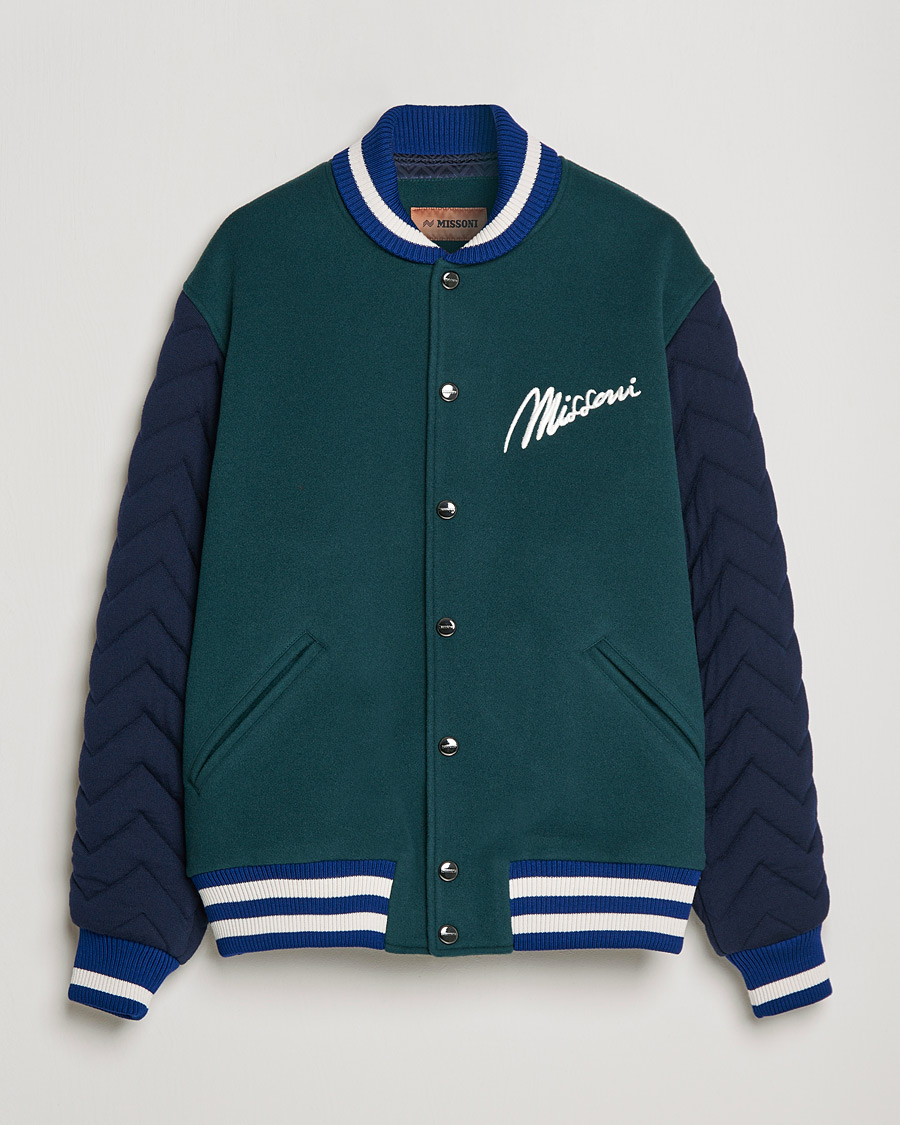 Herr | Jackor | Missoni | Varsity Jacket Navy