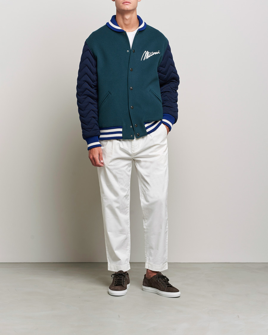 Herr | Jackor | Missoni | Varsity Jacket Navy