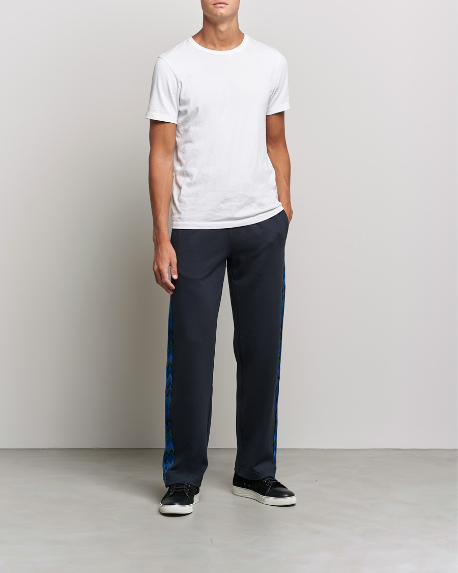 Herr | Byxor | Missoni | Chevron Track Pants Navy