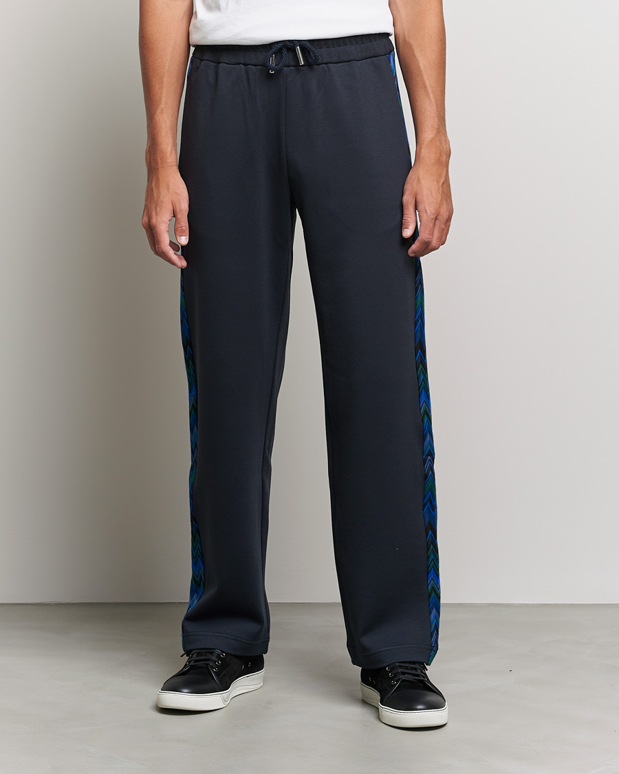 Herr | Byxor | Missoni | Chevron Track Pants Navy