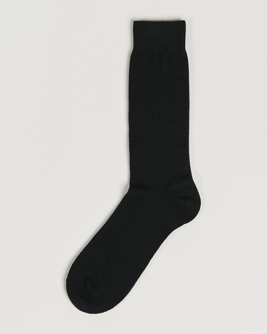 Herr | Underkläder | Bresciani | Pure Cashmere Socks Black