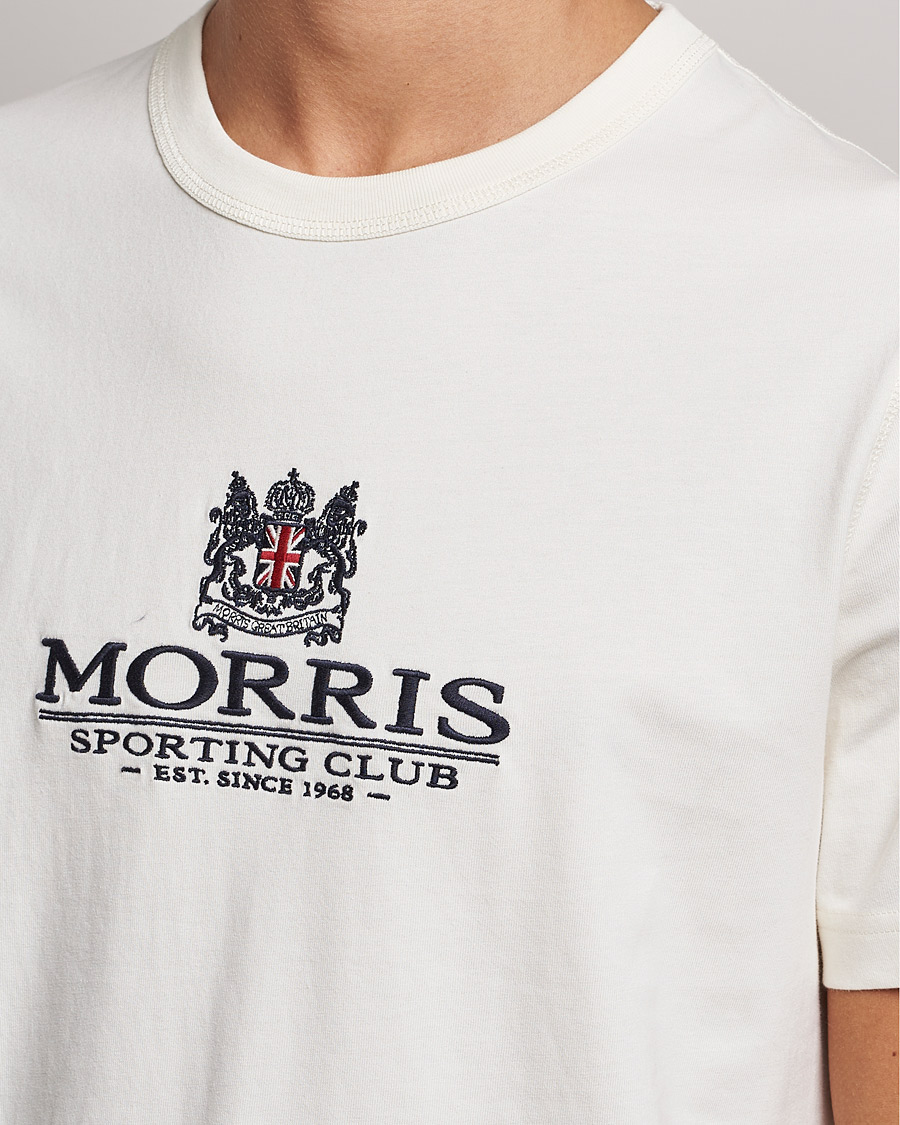 Herr | T-Shirts | Morris | Trevor Logo T-shirt Off White